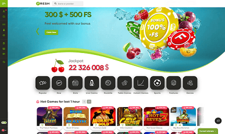 Online casino Fresh